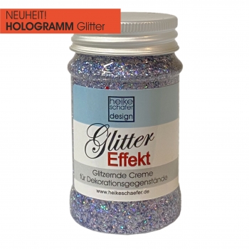 Hologramm Gun Silber - Glitter Effekt Creme 90g